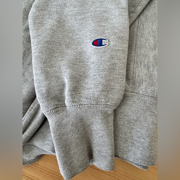 Men’s Champion Reverse Weave Crew Neck Ribbed High Quality Soft Fleece Sweater - Picture 9 of 9